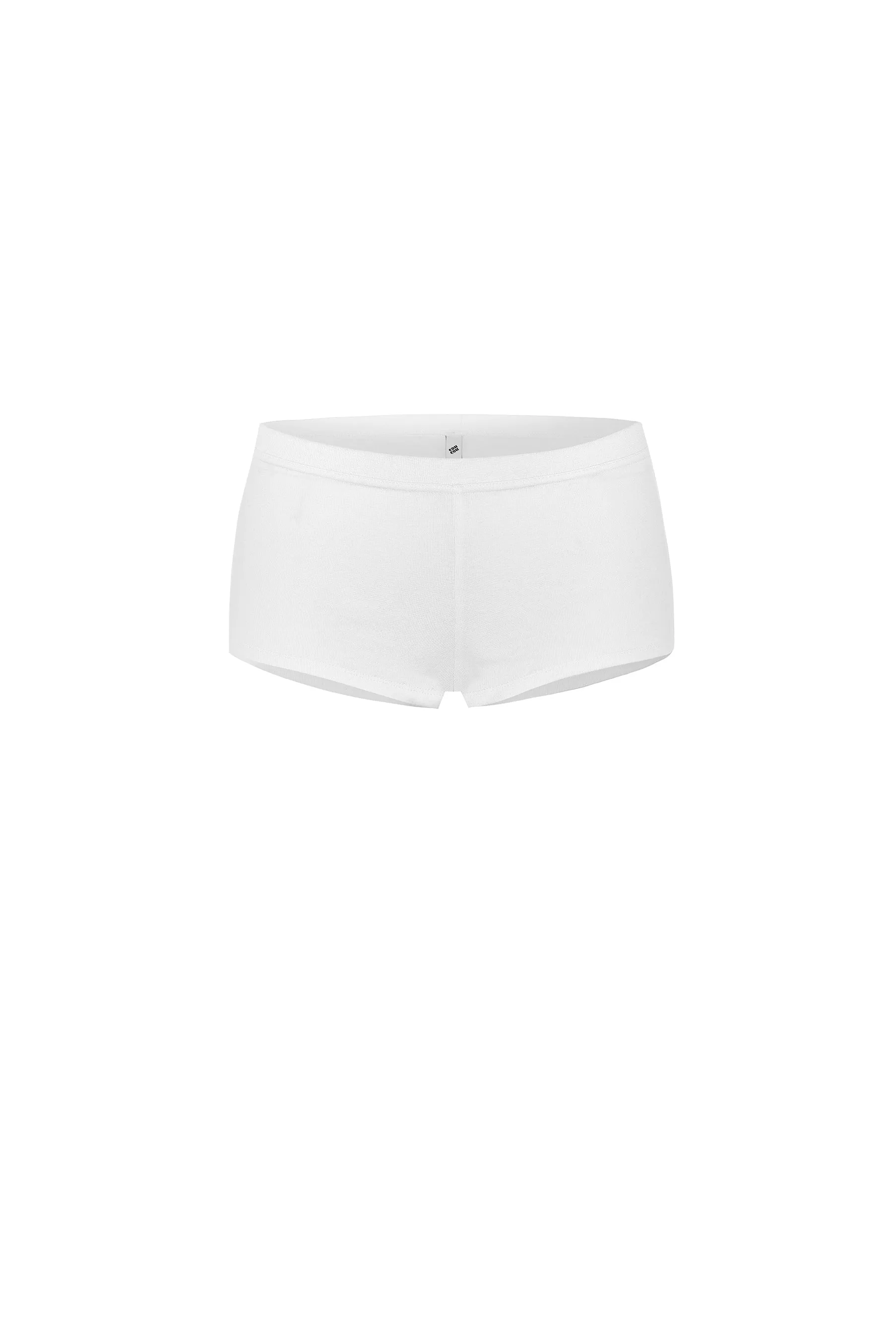 The Boyshort: Cotton Jersey White