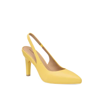 The Slingback - Limoncello Leather 4 Stiletto