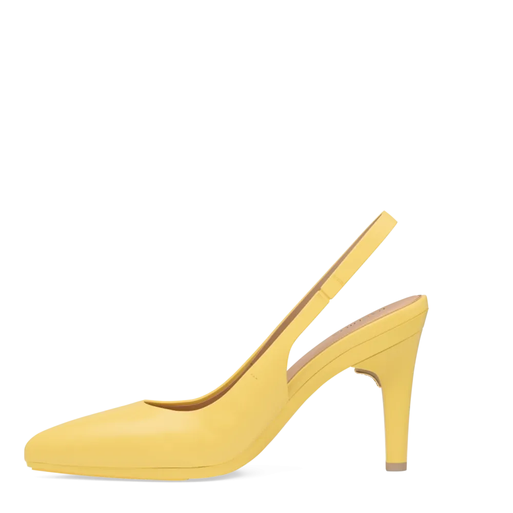 The Slingback - Limoncello Leather 4 Stiletto