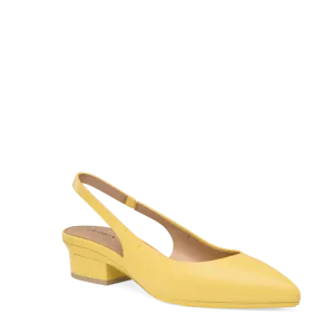 The Slingback - Limoncello Leather