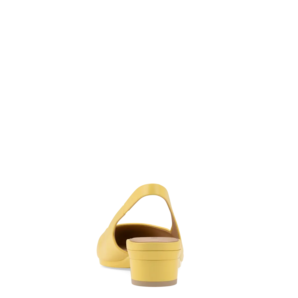 The Slingback - Limoncello Leather