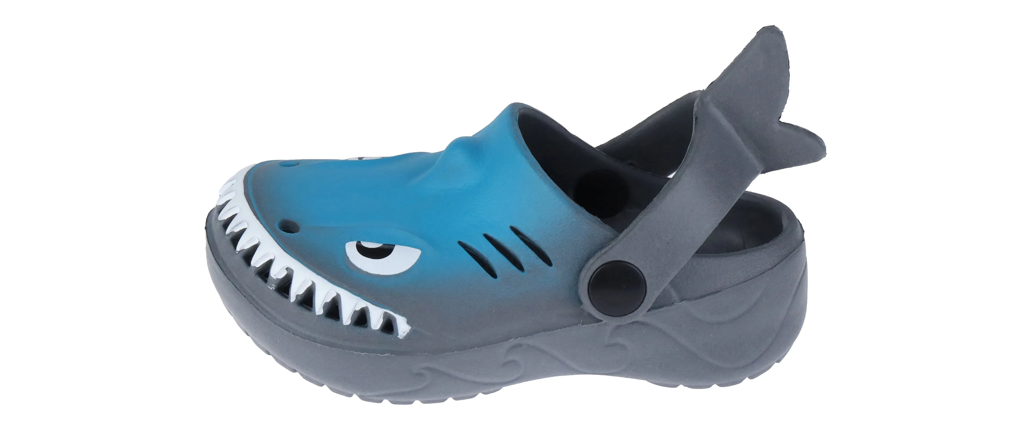 Toddler Boys Cool Shark Injected EVA Clog