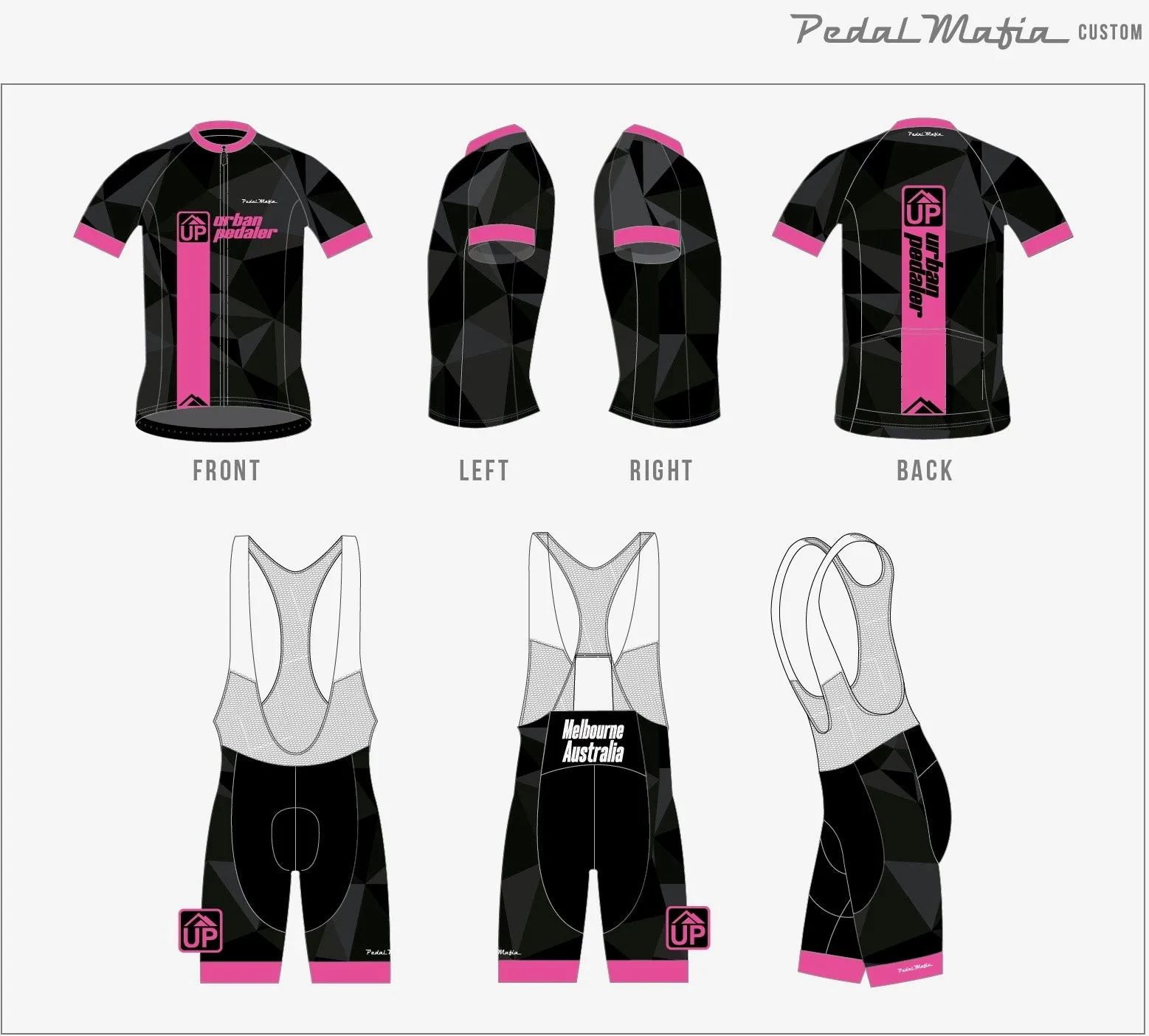 Urban Pedaler Womens Bibs by Pedal Mafia