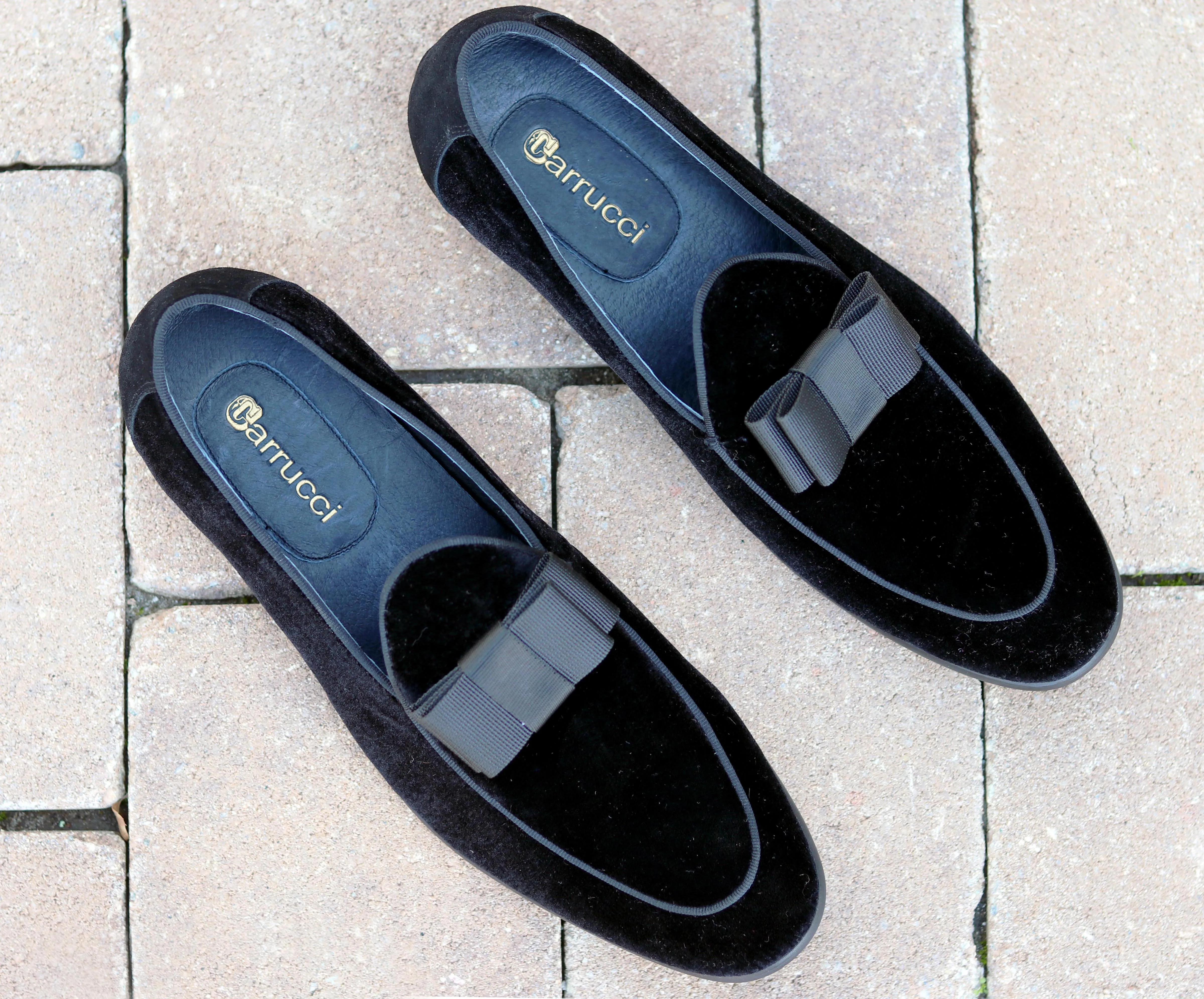 Velvet Formal Loafer Black