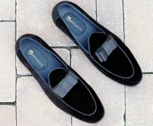 Velvet Formal Loafer Black