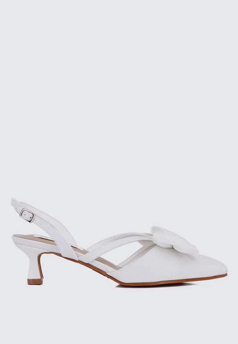 Viola Comfy Heels In Ivory