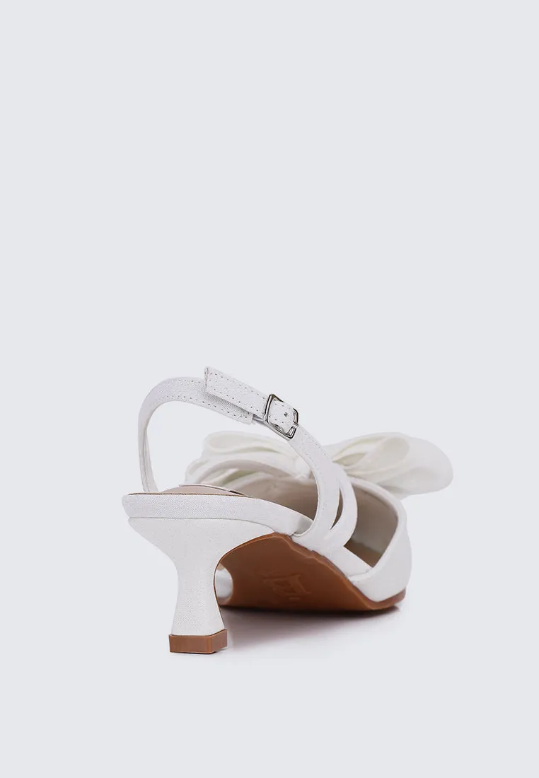 Viola Comfy Heels In Ivory