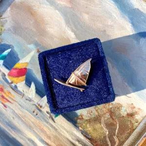 Windsurfing Charm, 14k