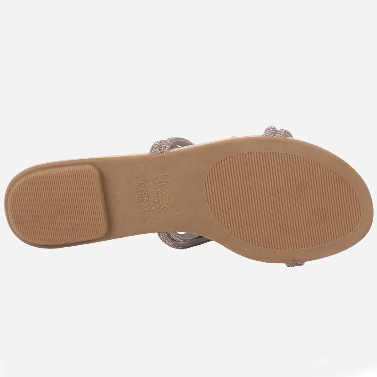 Women "GUARIS" Summer Embellished Flat Slippers
