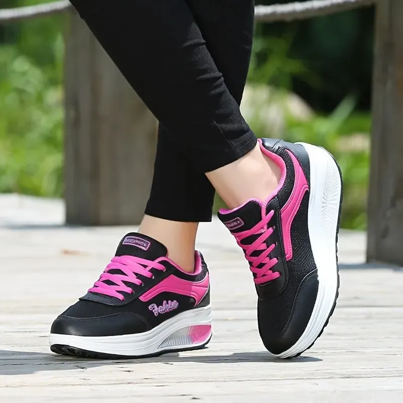 Women Sneakers Shoes Fashion Women Flats Walking Platform Plus Size