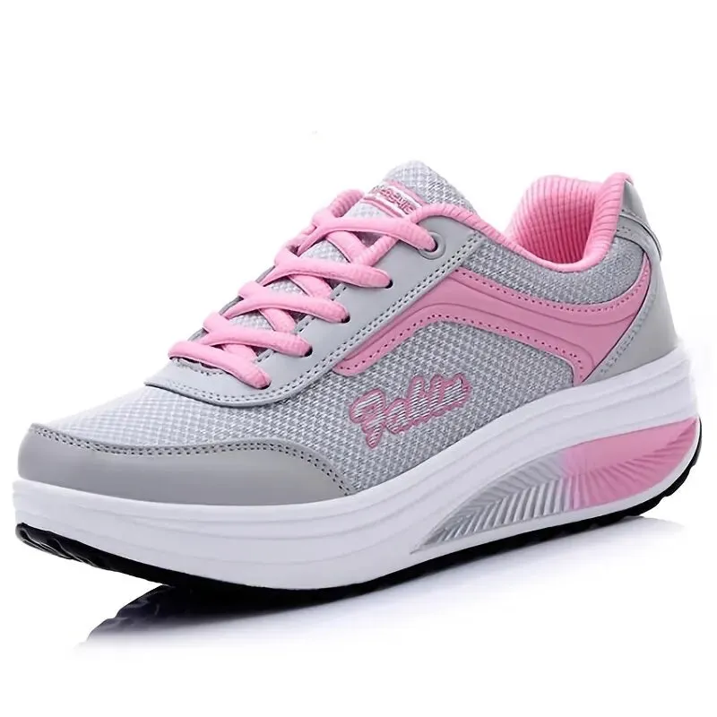 Women Sneakers Shoes Fashion Women Flats Walking Platform Plus Size