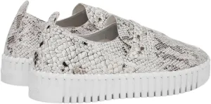 Women's Platform Flat In White