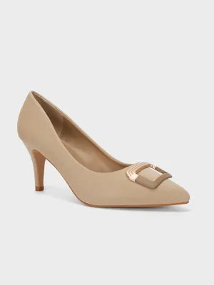 Womens "ALITA" Pointed Toe Comfy Heeled Shoes