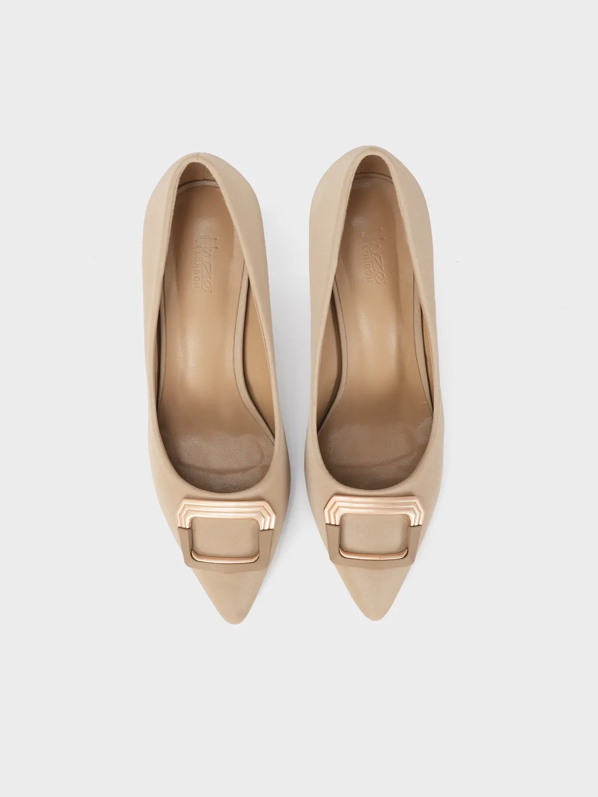 Womens "ALITA" Pointed Toe Comfy Heeled Shoes