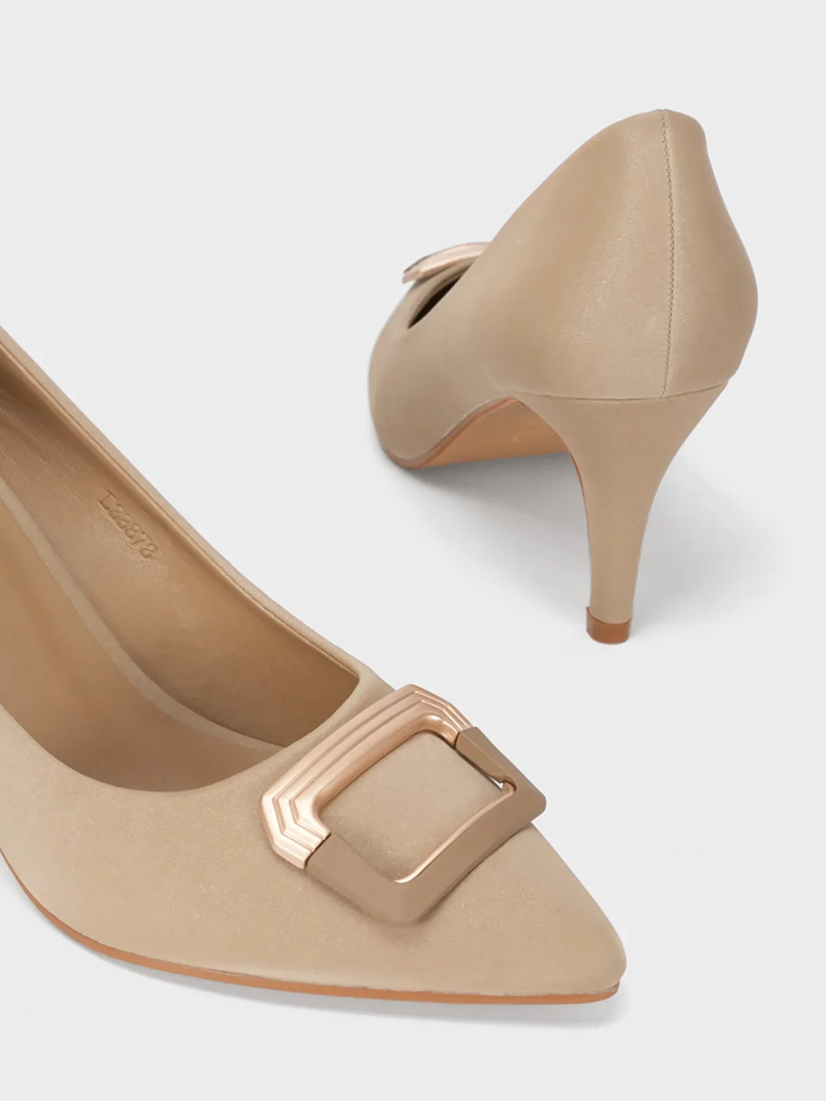 Womens "ALITA" Pointed Toe Comfy Heeled Shoes