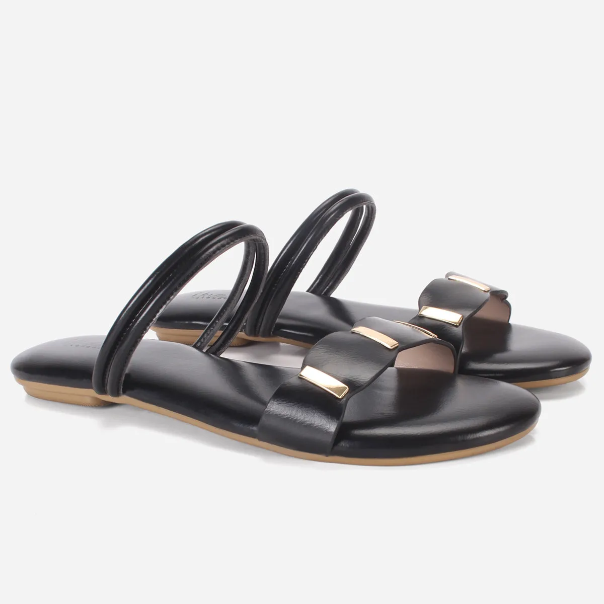 Womens "MILES"  Comfy Flat Open-Toe Summer Slippers